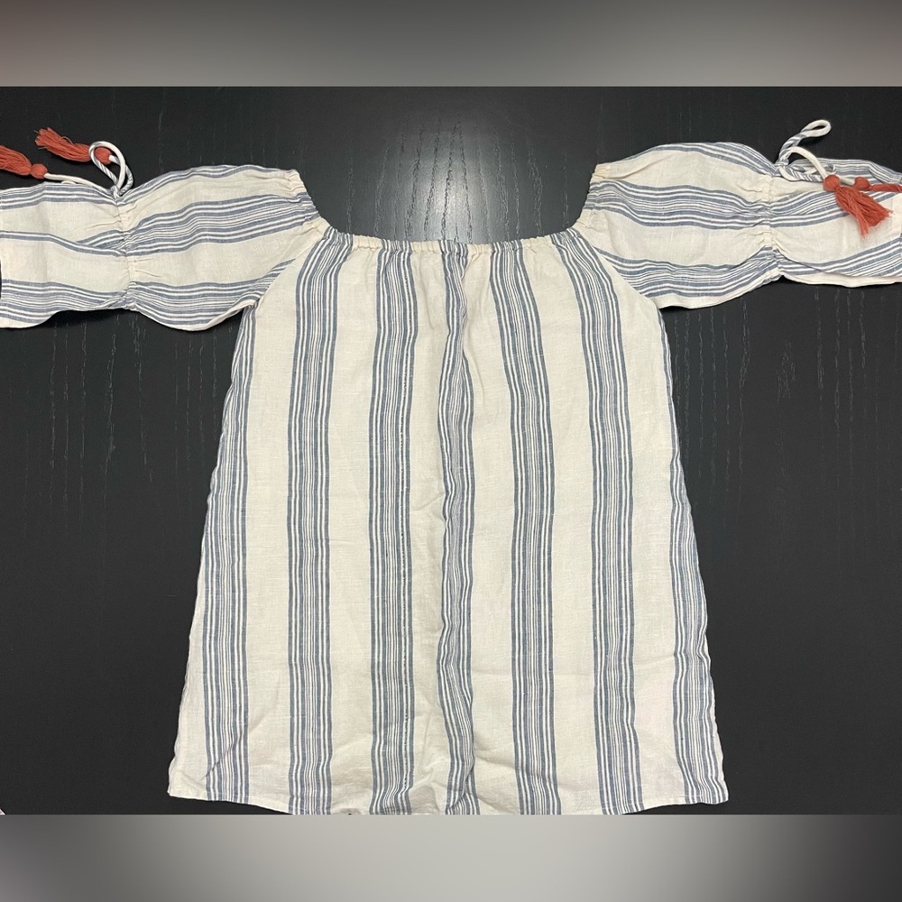 REVOLVE Tularosa Sarah Dress in Chambray Stripe - Picture 11 of 11